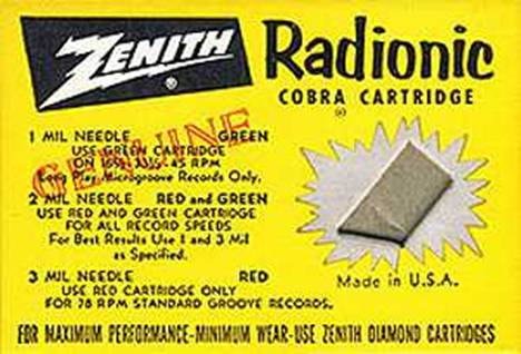 Zenith Cobra Cartridge Ad