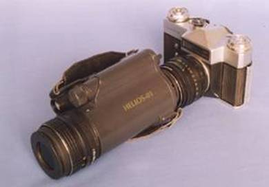 Compact night monocular Helios-01 video camera mount