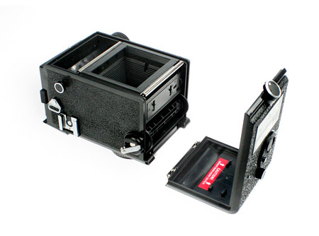 Interchangeable back and Viewfinder